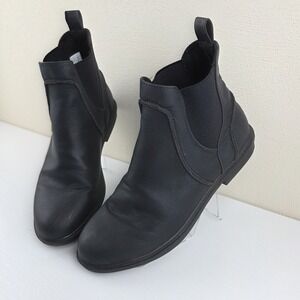 Rocket Dog Women's Gilly Chelsea Riding Boot Stretch Slip On Black US 8.5 EU 39